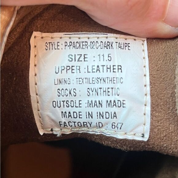 Steve Madden Packer Cap Toe Suede Chukka Boot In Dark Taupe size 11.5 - Picture 8 of 14